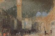 Joseph Mallord William Turner Square view oil painting on canvas